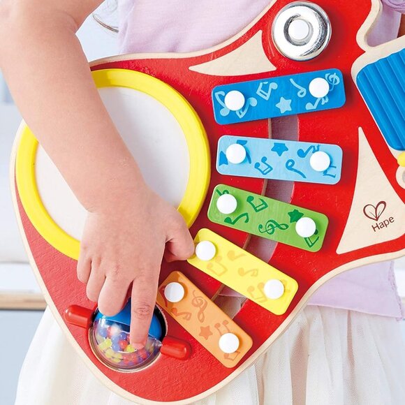 Hape 6-in-1 Guitar Band Musical Instrument Brand New For Age 18 Months - Picture 6 of 14